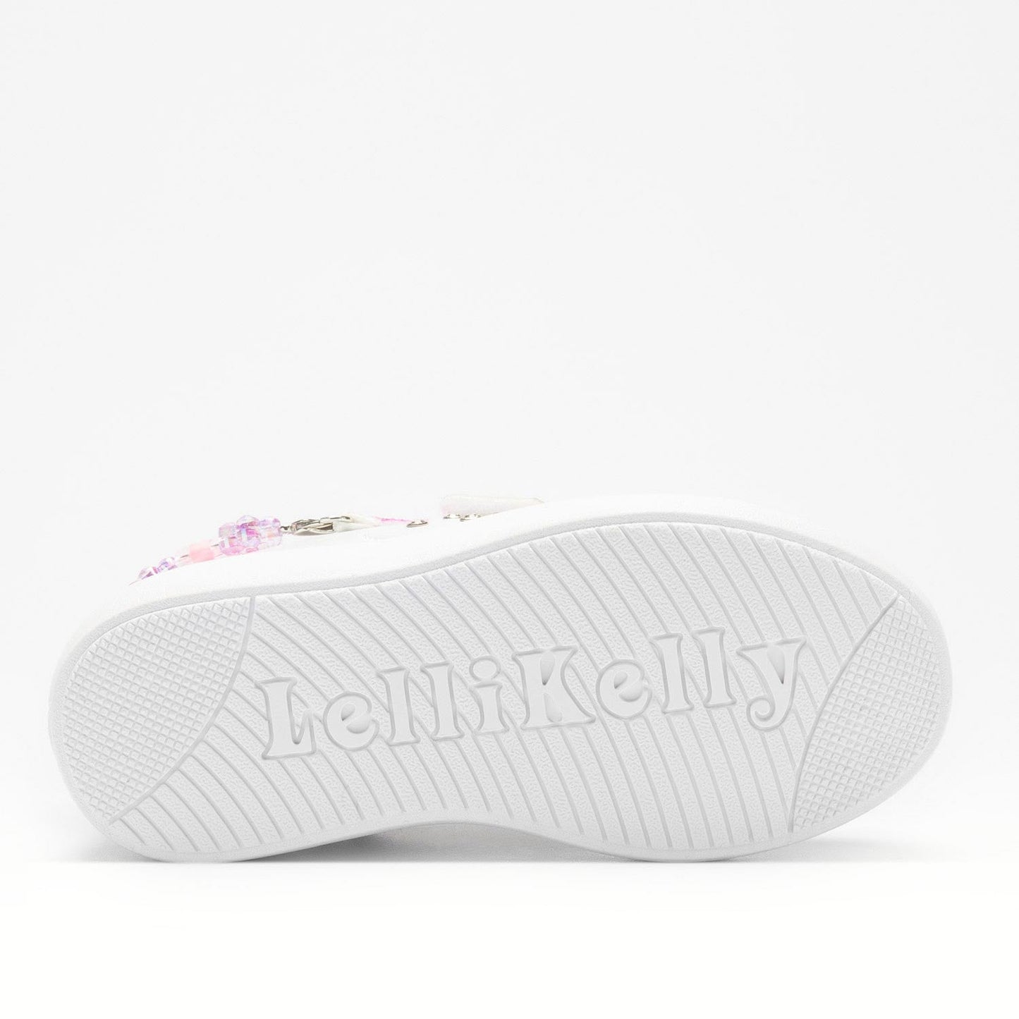 Lelli Kelly Gioiello Girls Pink Glitter White Charm Bracelet Trainers