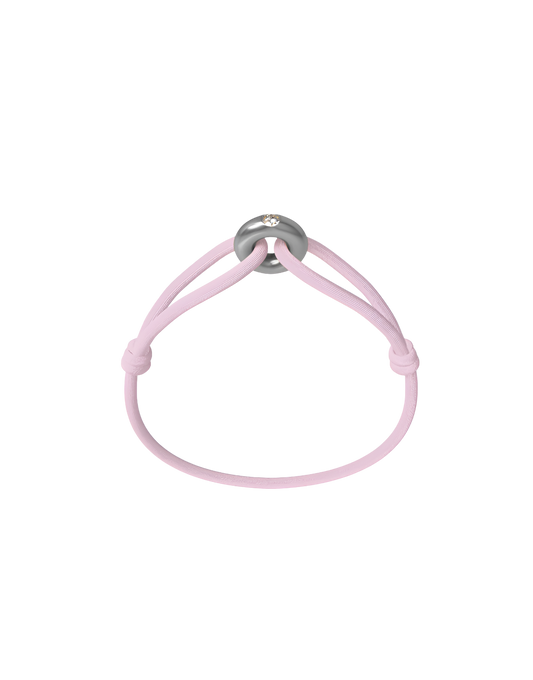 Silver Soho Diamond Cord Bracelet