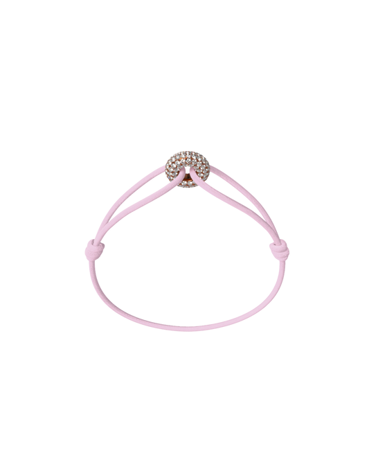 Mini Rose Soho Pavé Cord Bracelet