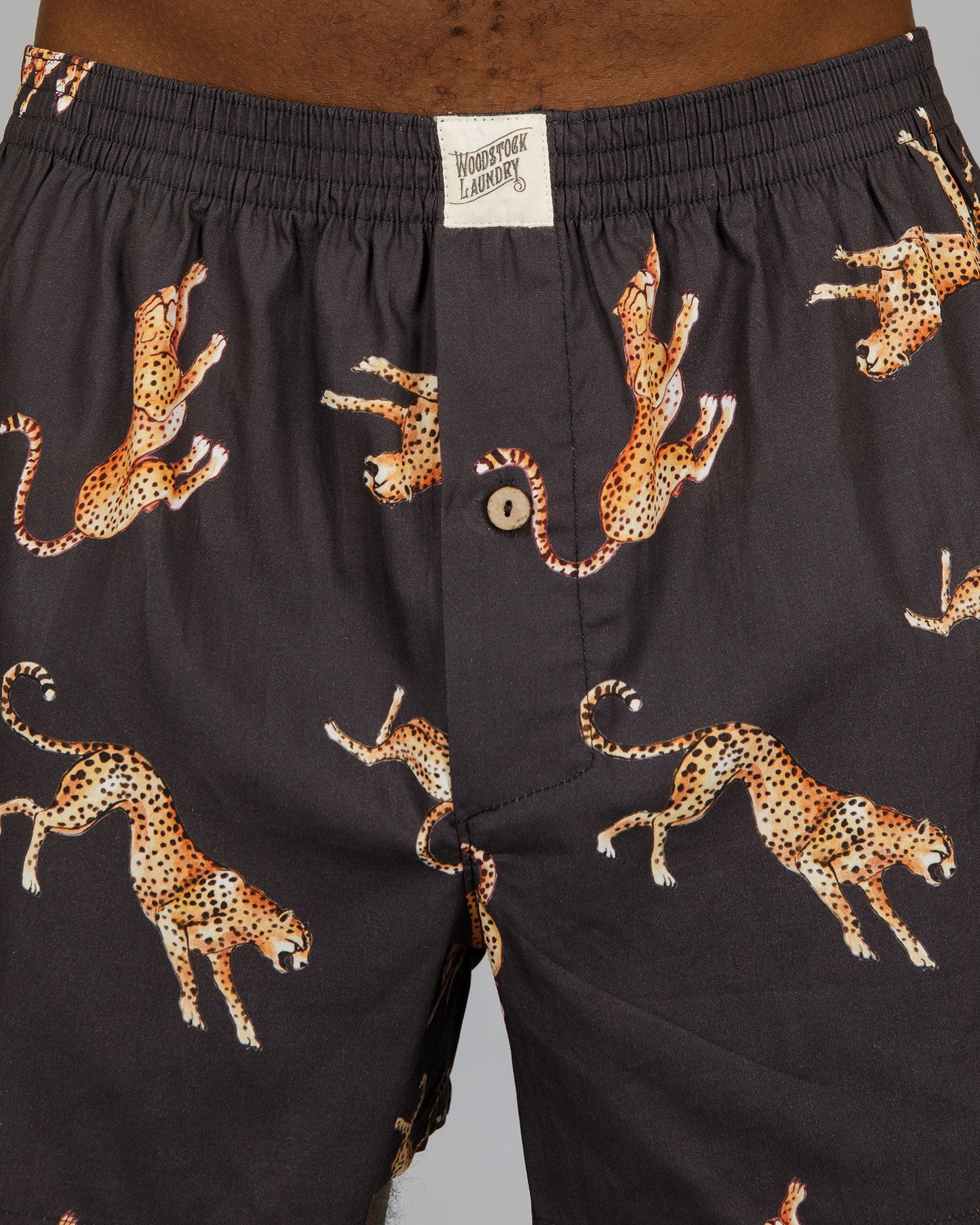 Mens Boxer Shorts - Jumping Cheetahs
