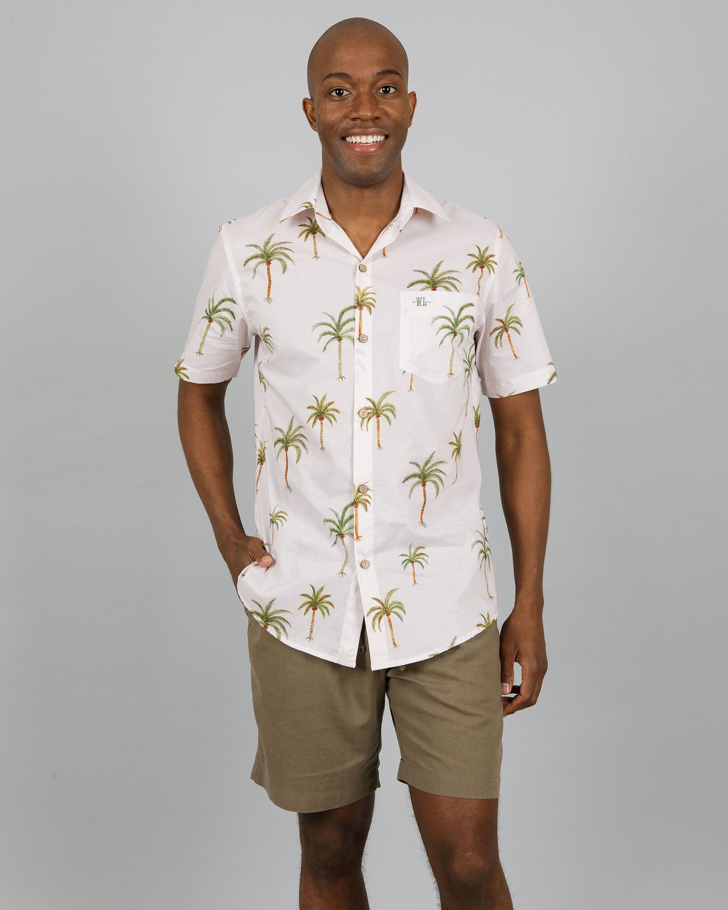 Mens Holiday Shirt - Palm Beach