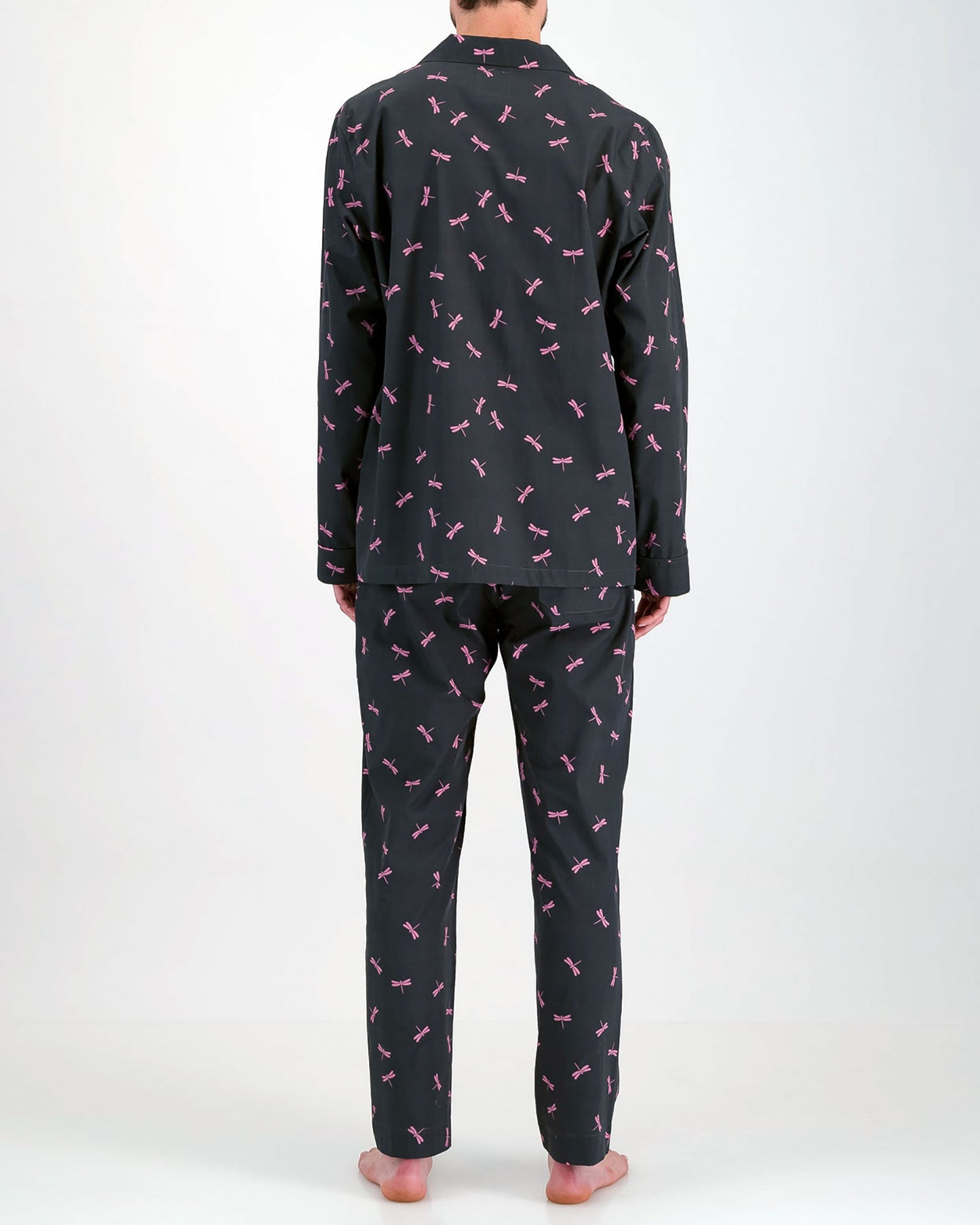 Mens Long Pyjamas - Dragonflies
