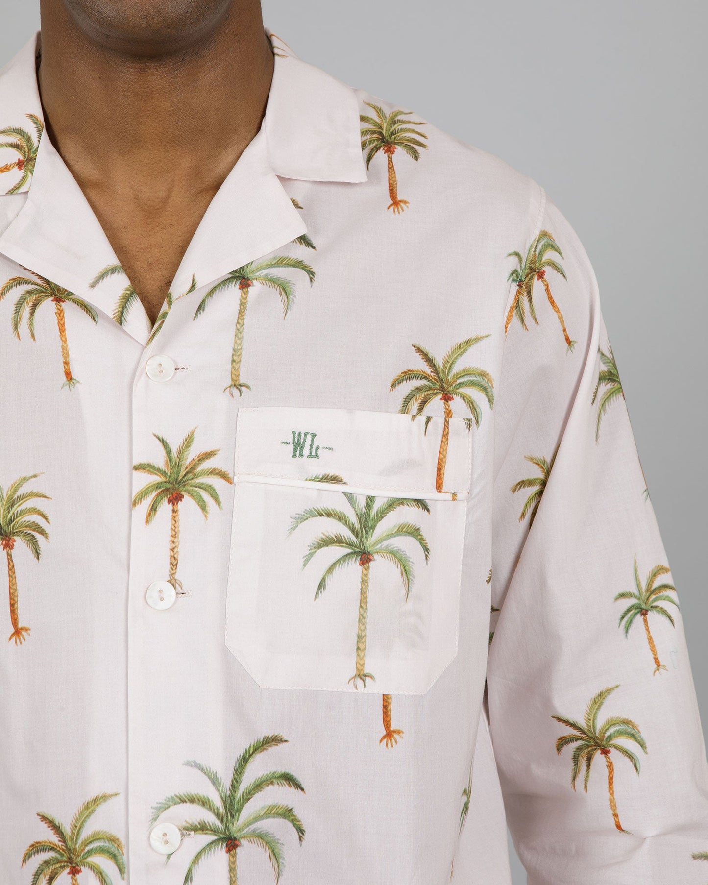 Mens Long Pyjamas - Palm Beach