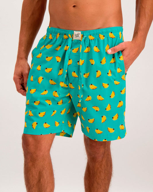 Mens Lounge Shorts - Bananas