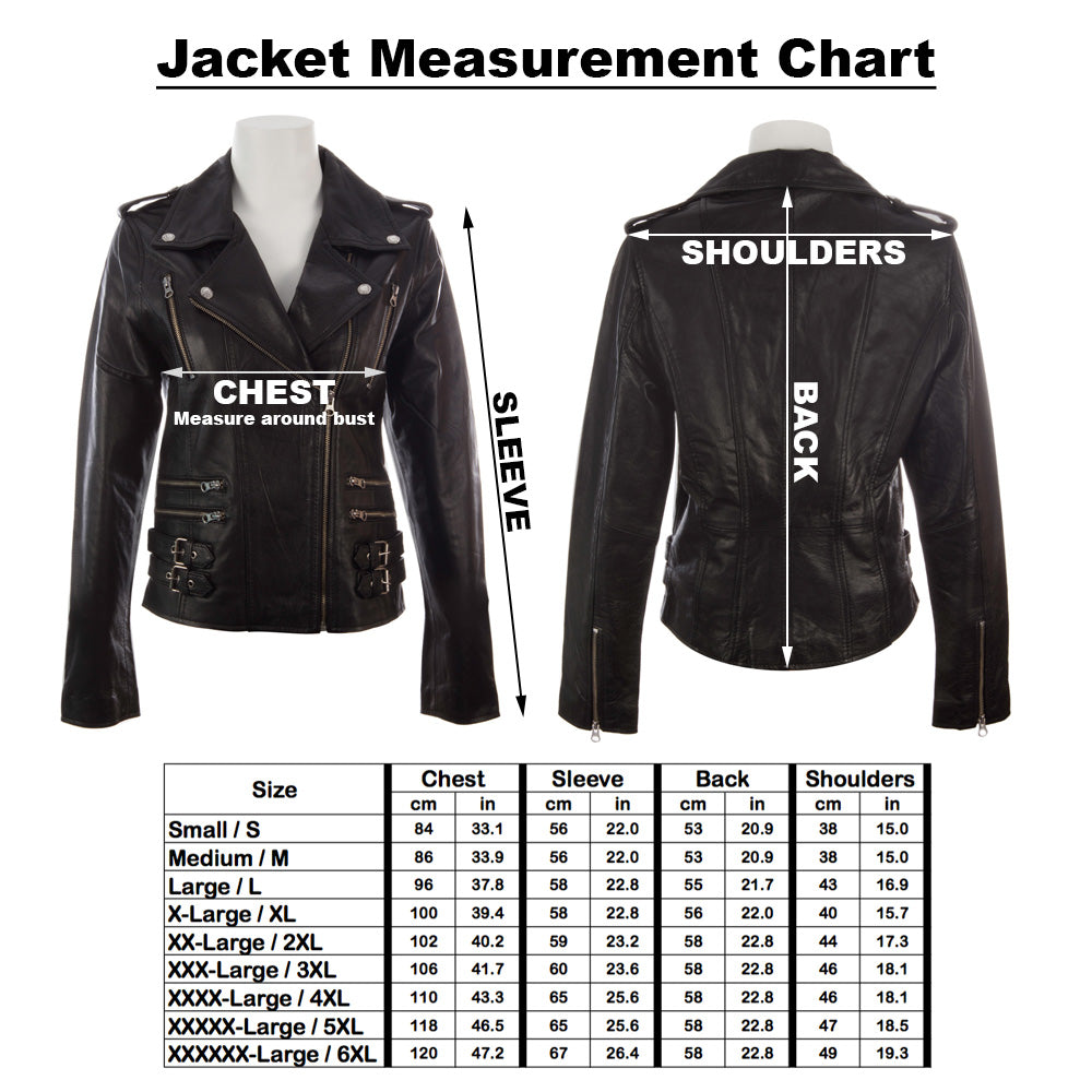 AGSM Women's Biker Jacket - Light Orange