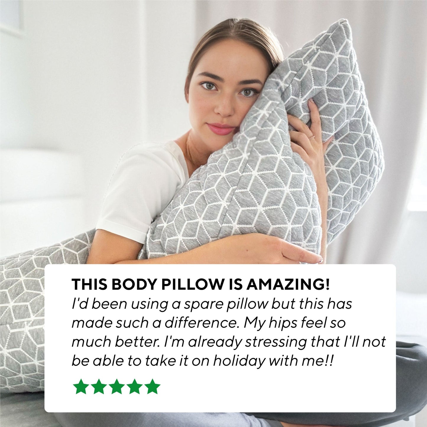 Brightr® Hug Body Pillow