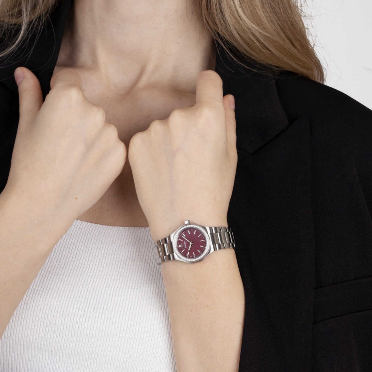 Oliver Watch - Small  Model With Diamonds