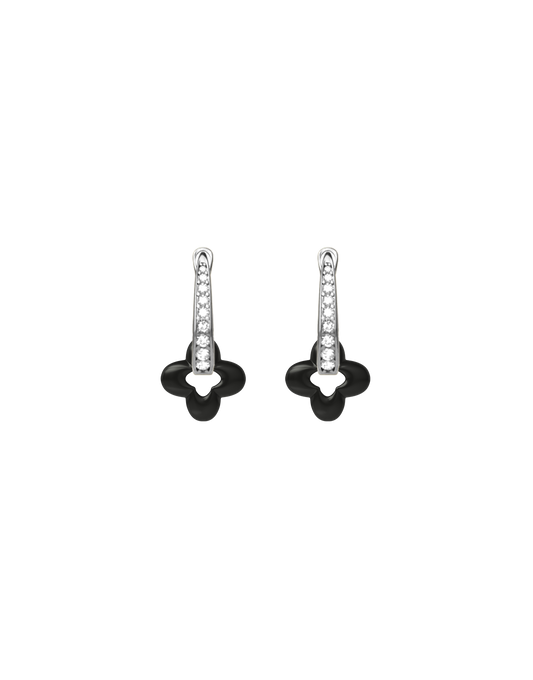 Silver Clover Earrings