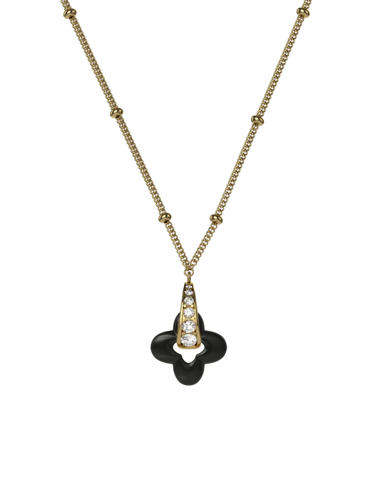Golden Clover Necklace