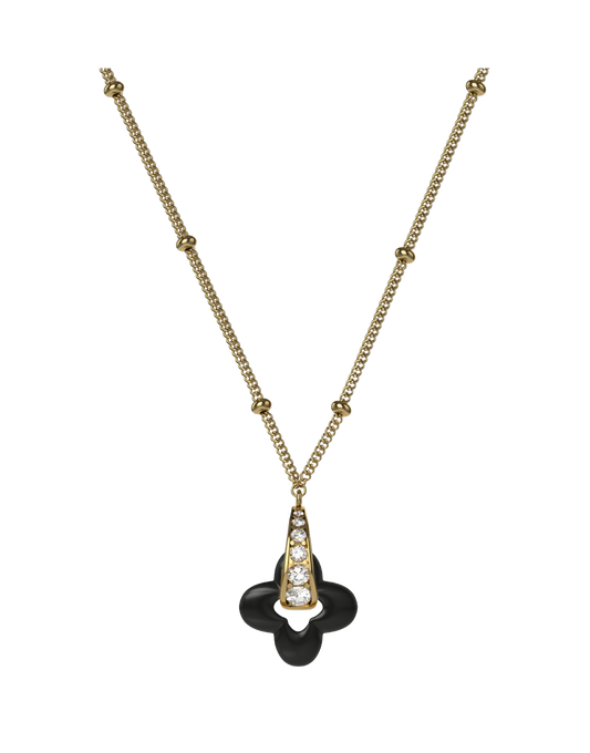 Golden Clover Necklace