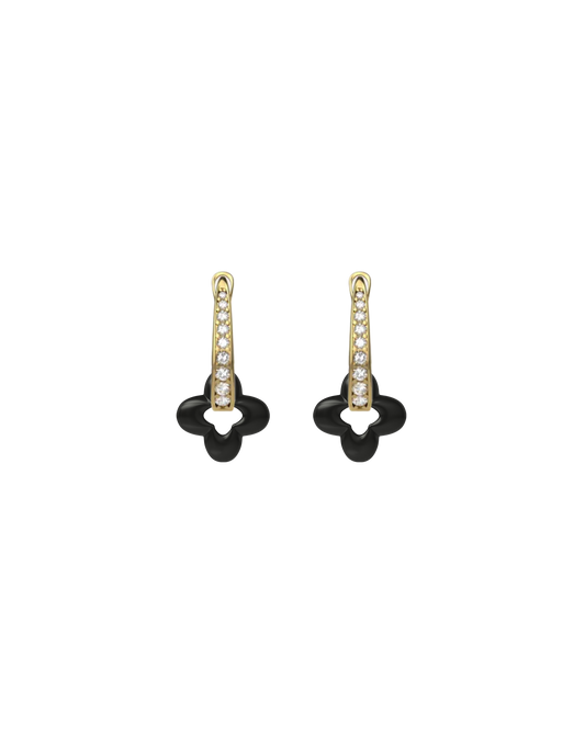 Golden Clover Earrings