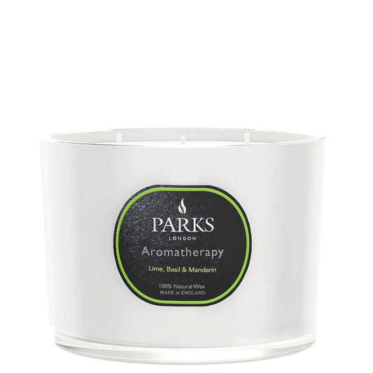 LIME,BASIL & MANDARIN CANDLE, 3 WICK 350G