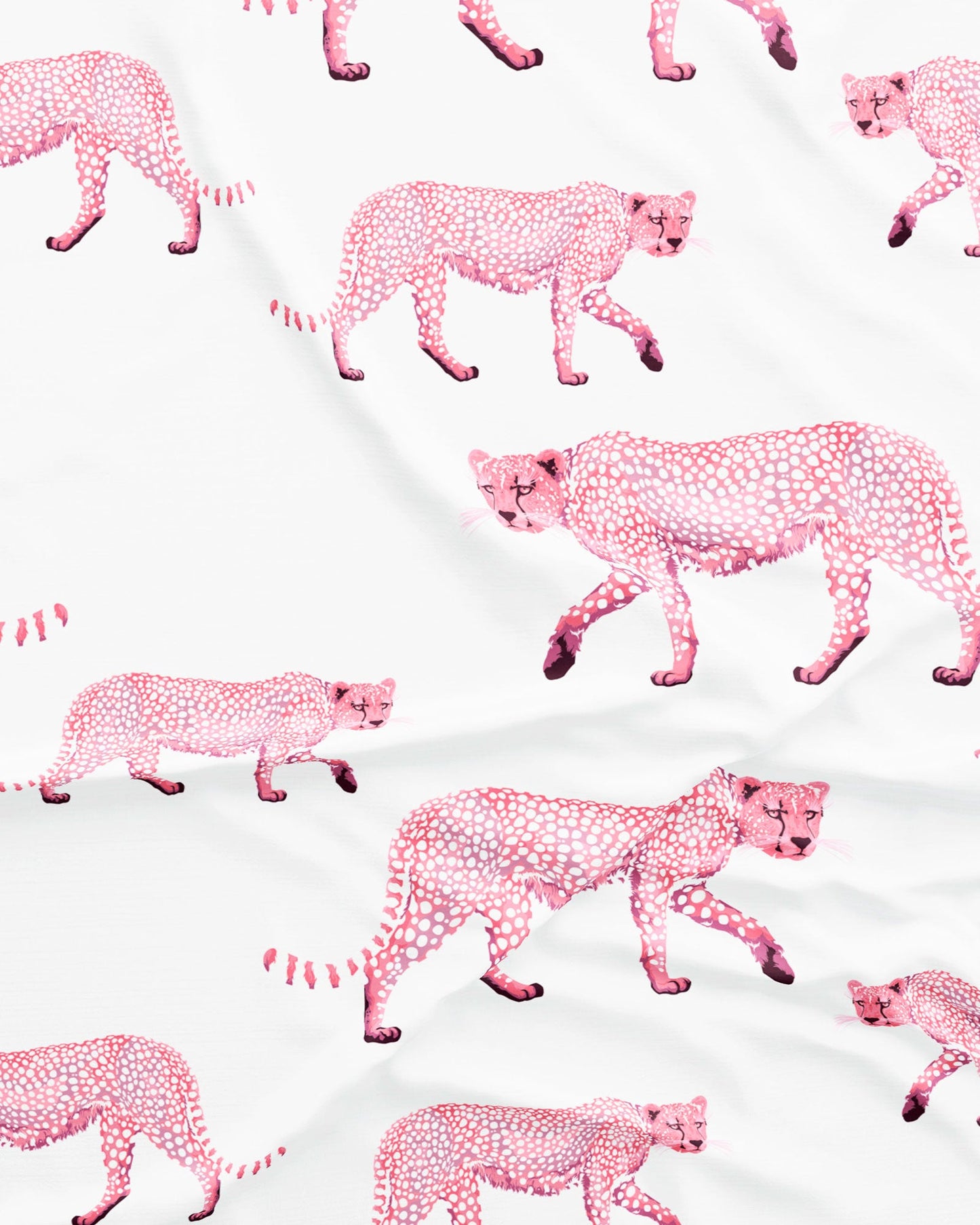 Womens Lounge Shorts - Pink Cheetahs