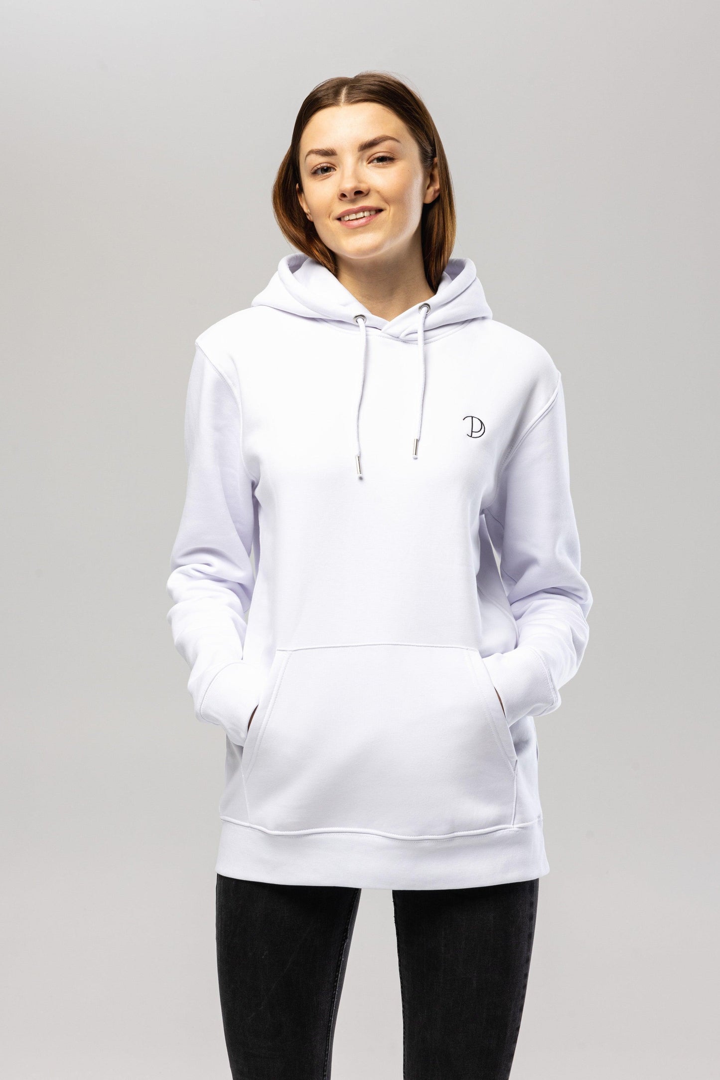 Embroidered Logo Hoodie