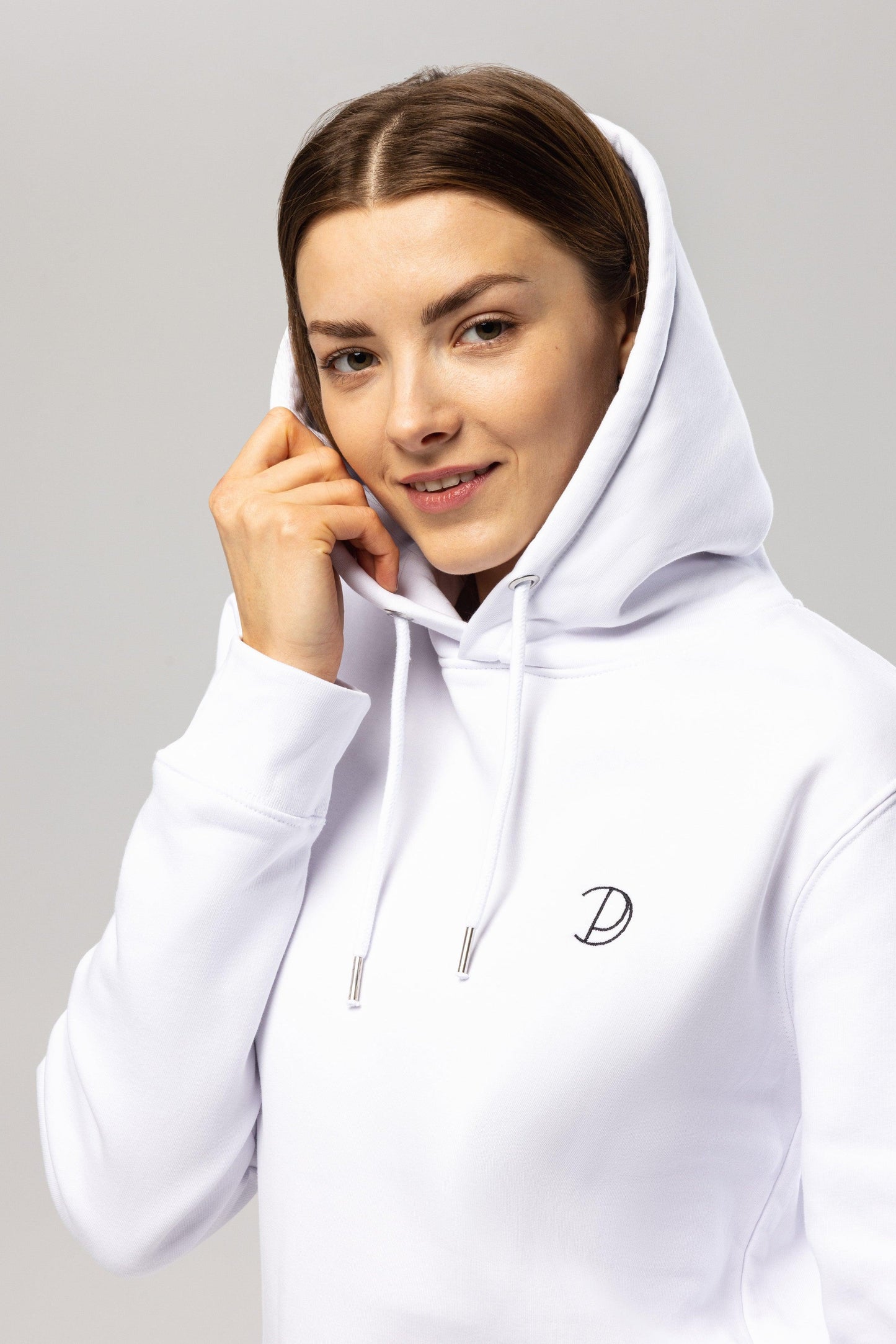 Embroidered Logo Hoodie