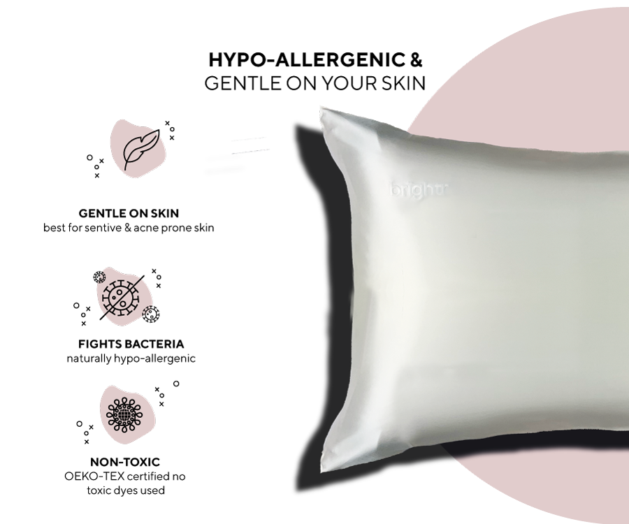 Brightr® 100% Silk 22 momme pillowcase