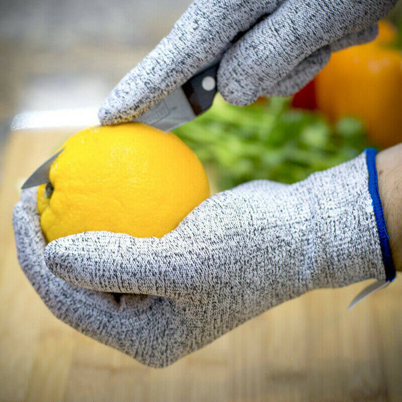 Cut/slash Resistant Safety Gloves with infused Stainless Steel Wire Mesh