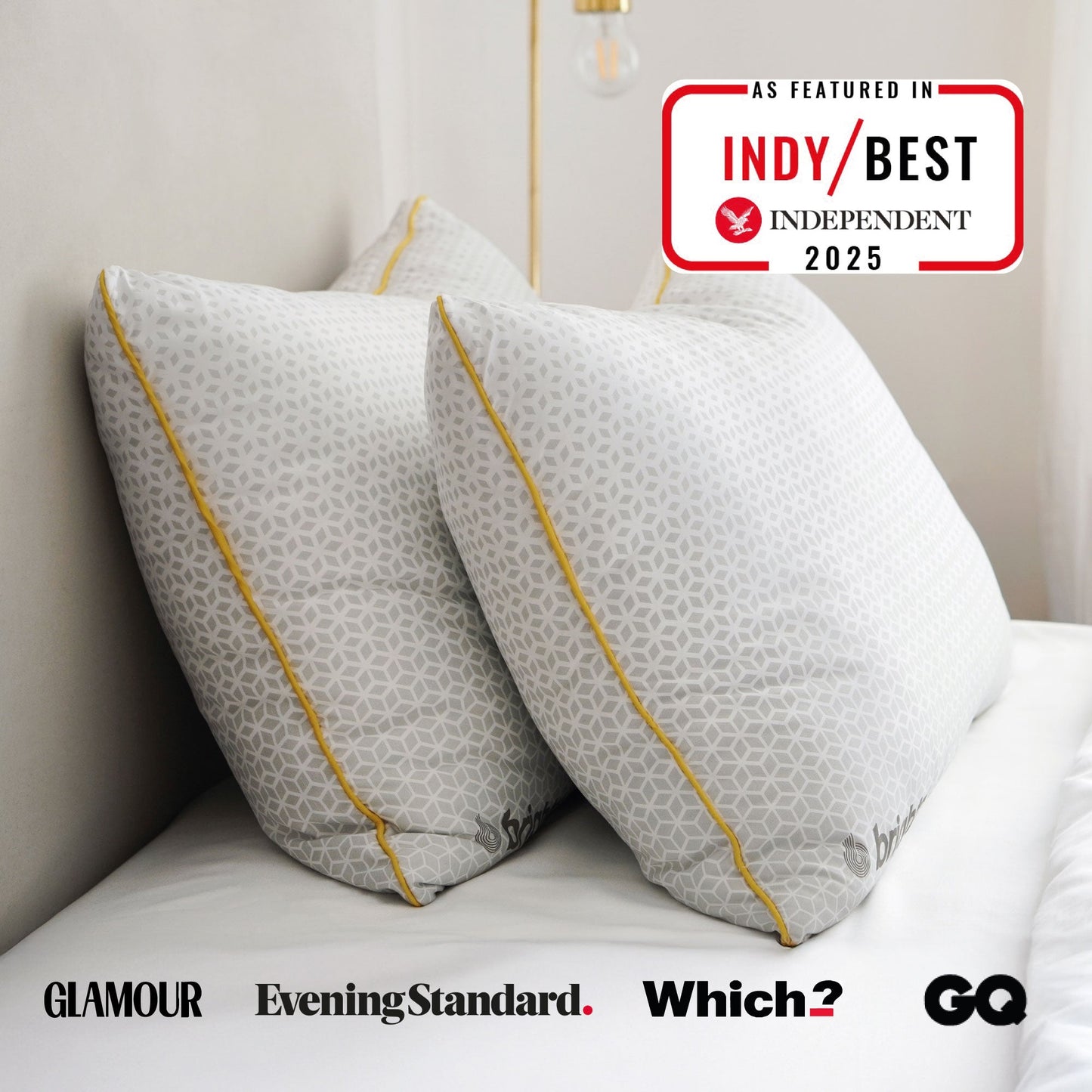 Brightr® Stella Hybrid Adjustable Pillow bundle