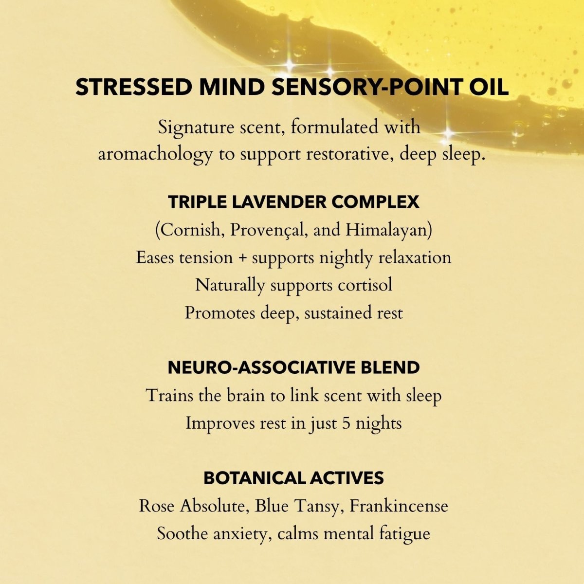 Stressed Mind  Sleep Oil | Lavender Complex
