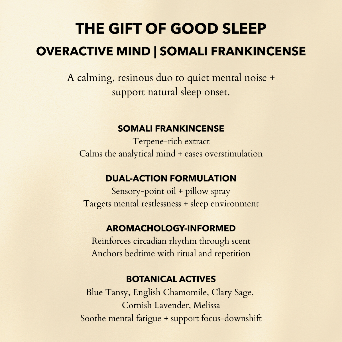 The Gift of Good Sleep | Somali Frankincense