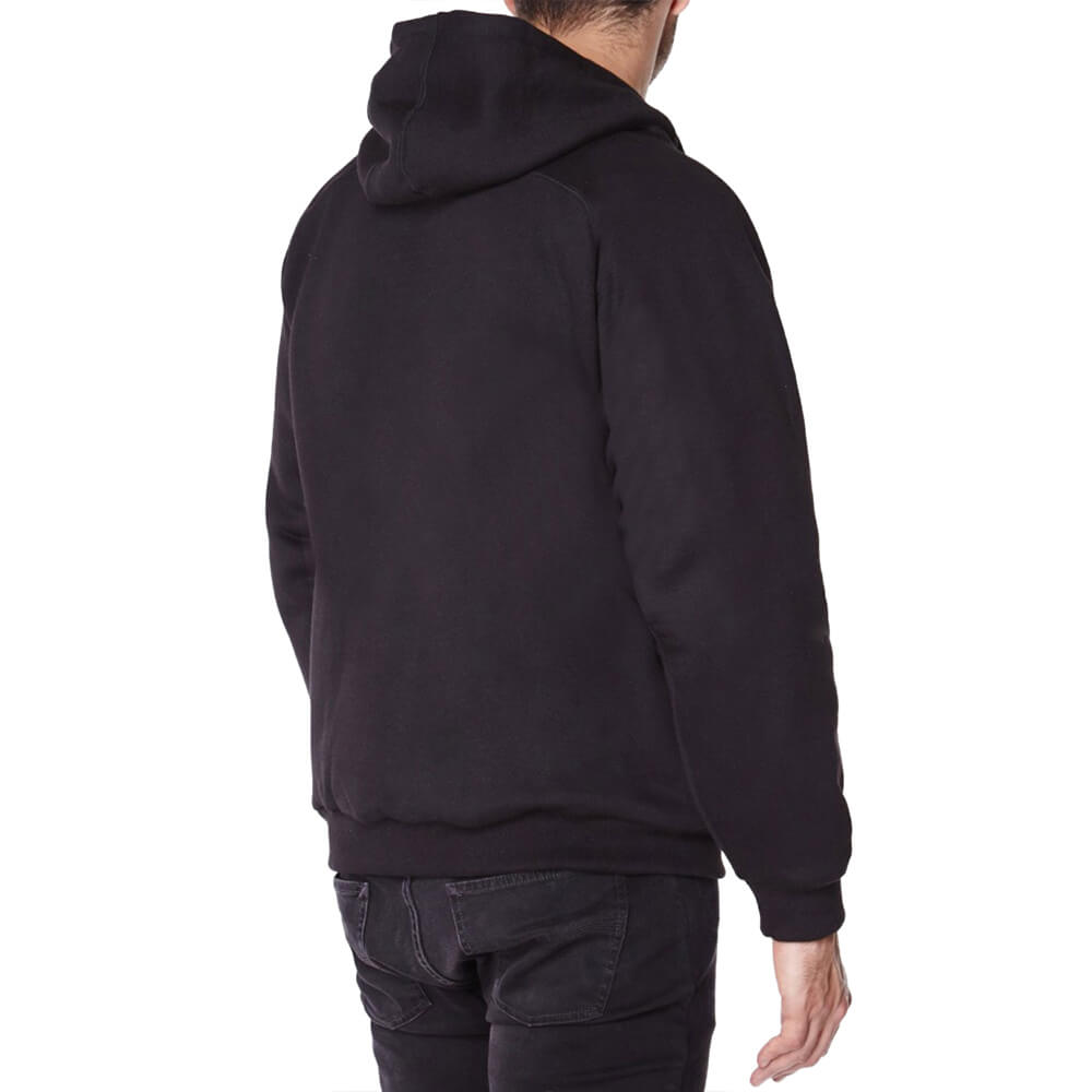 Knife Resistant Anti Slash Hooded Top in Black