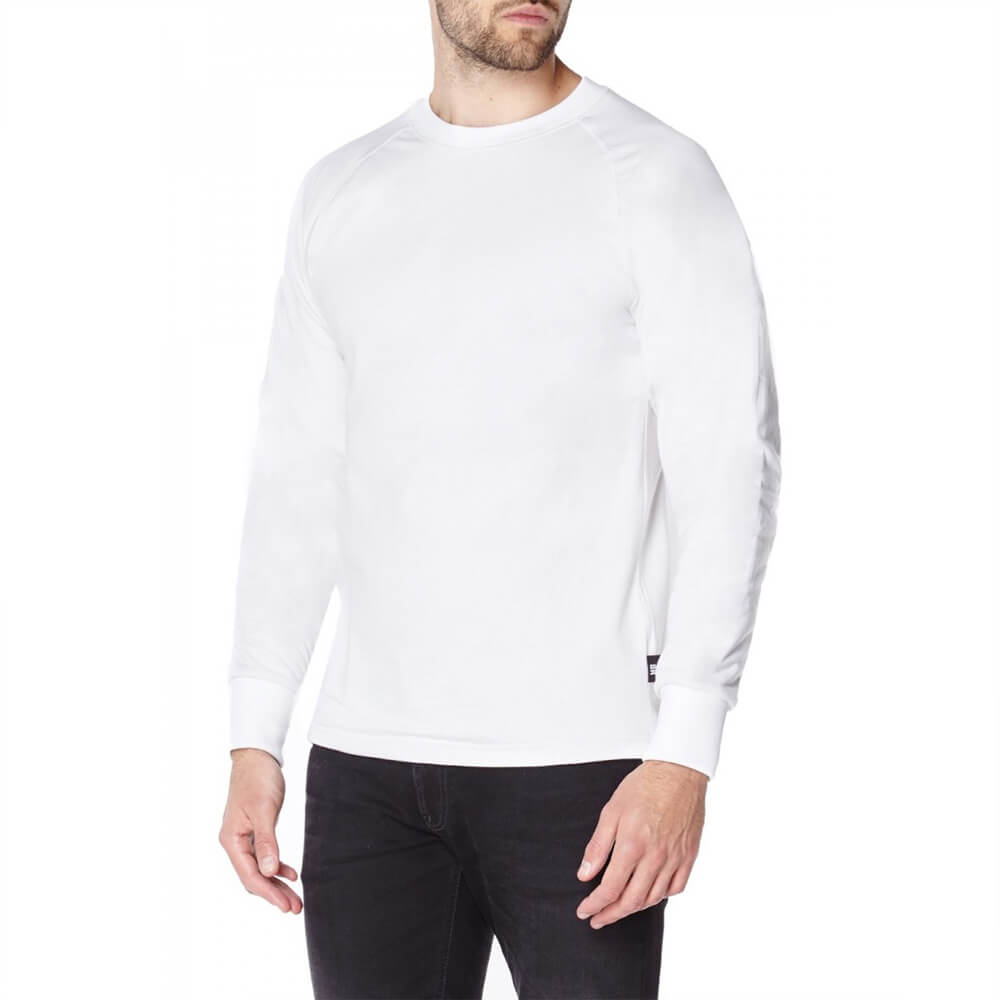 Knife Resistant Anti Slash Long Sleeved T-shirts in White