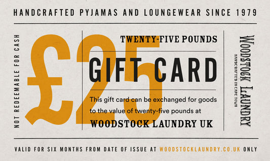 Woodstock Laundry UK Gift Card