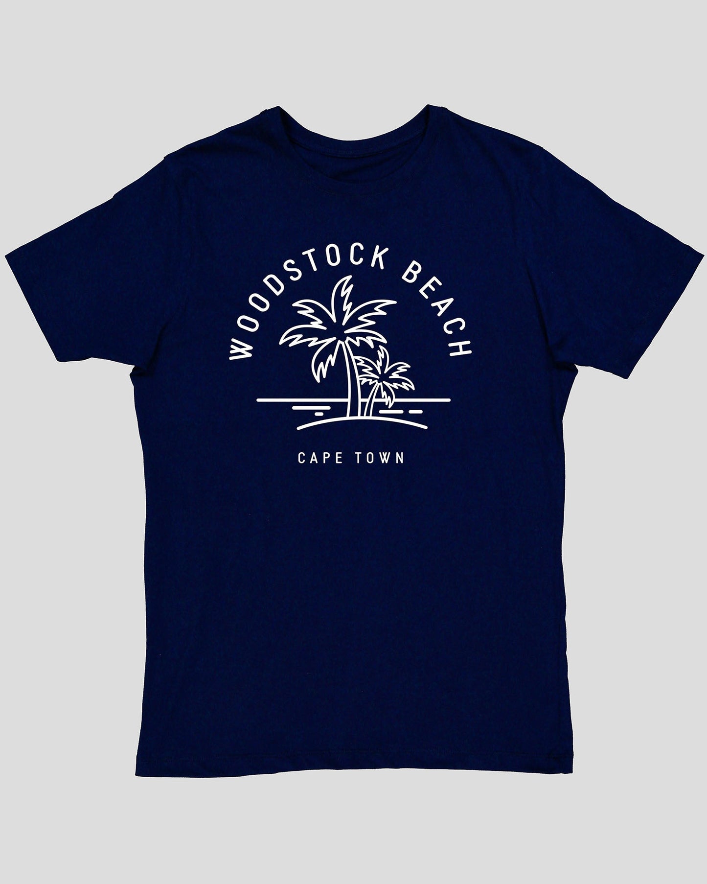 Men's Navy T-Shirt - Woodstock Beach