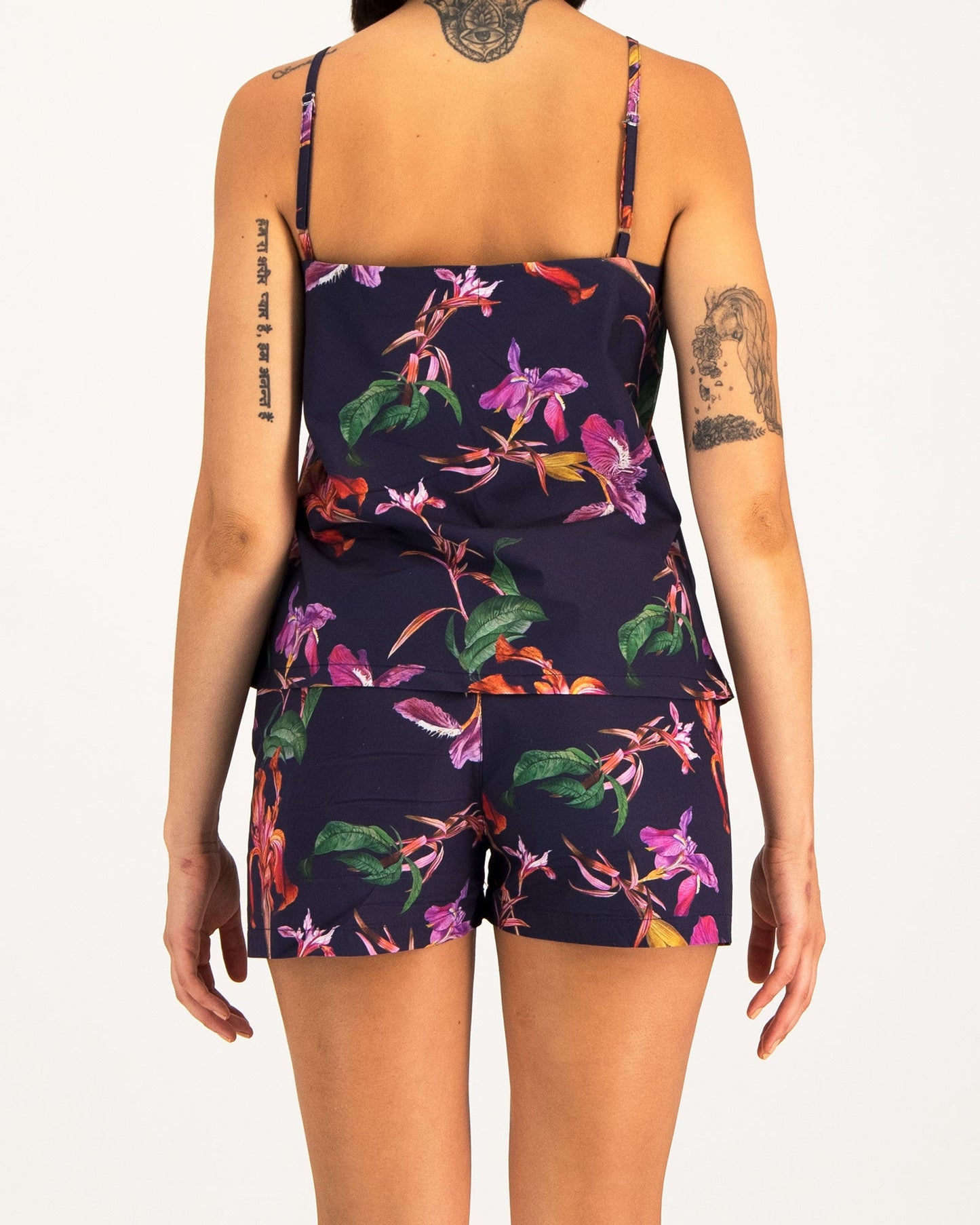 Womens Camisole Pyjamas - Iris Navy