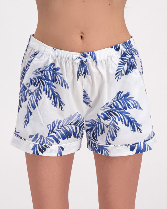 Women's Lounge Shorts - Hand Leaf