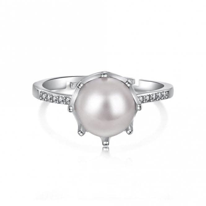 Adjustable Fresh Water Pearl Crown Ring ERLR003