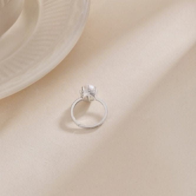 Adjustable Fresh Water Pearl Crown Ring ERLR003
