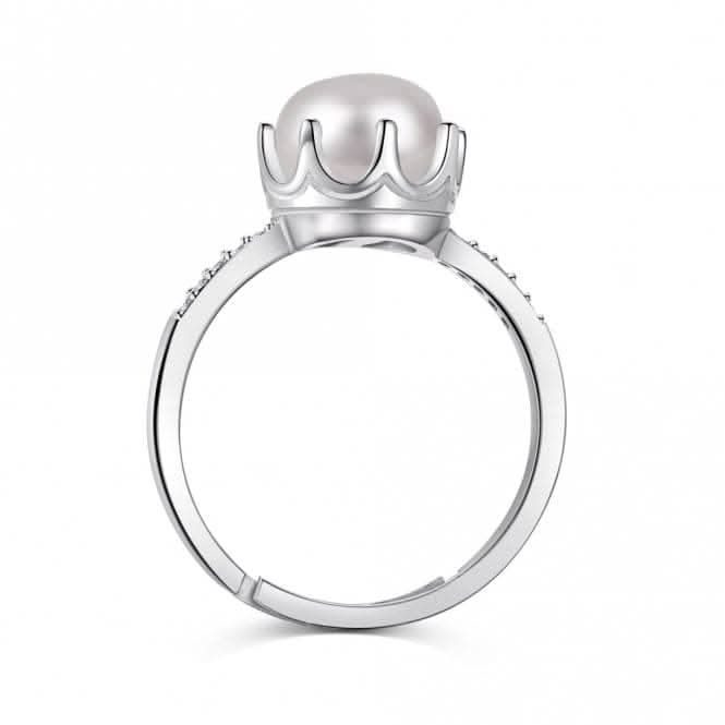 Adjustable Fresh Water Pearl Crown Ring ERLR003