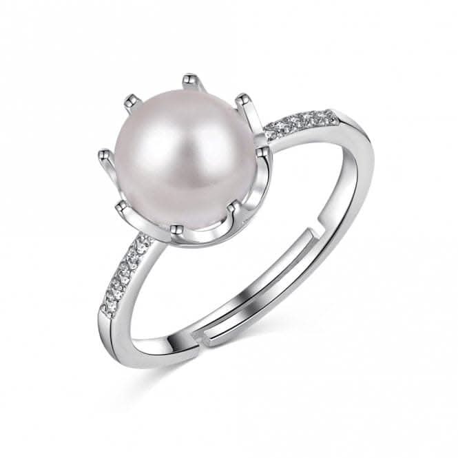 Adjustable Fresh Water Pearl Crown Ring ERLR003