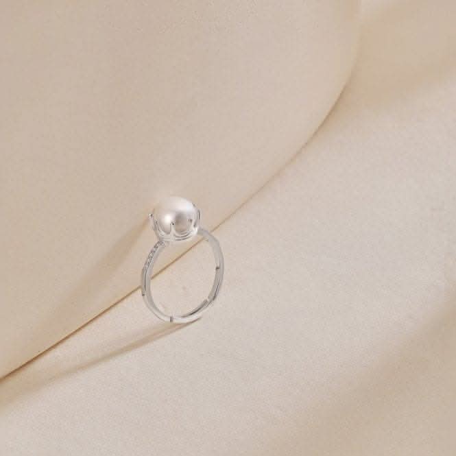 Adjustable Fresh Water Pearl Crown Ring ERLR003