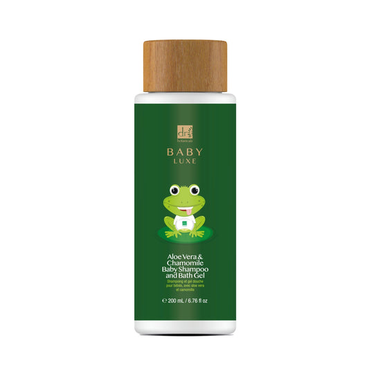 Dr Botanicals Baby Lux Aloe Vera & Chamomile Baby Shampoo & Bath Gel 200ml Twin Value Savings Pack