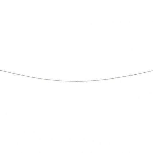 Beginnings Sterling Silver Fine Diamond Cut Ball Chain Chain N4057