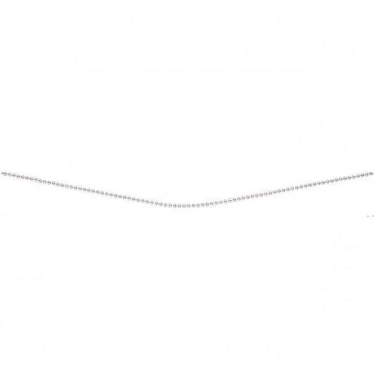 Beginnings Sterling Silver N101 2mm Ball 51cm Chain