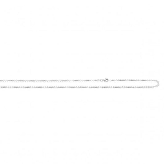 Beginnings Sterling Silver N3150 Diamond Cut Ball 51cm Chain