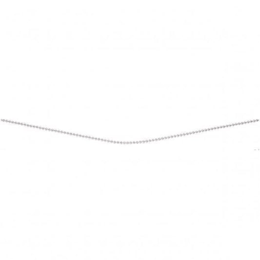 Beginnings Sterling Silver N346 2mm Ball 41cm Chain