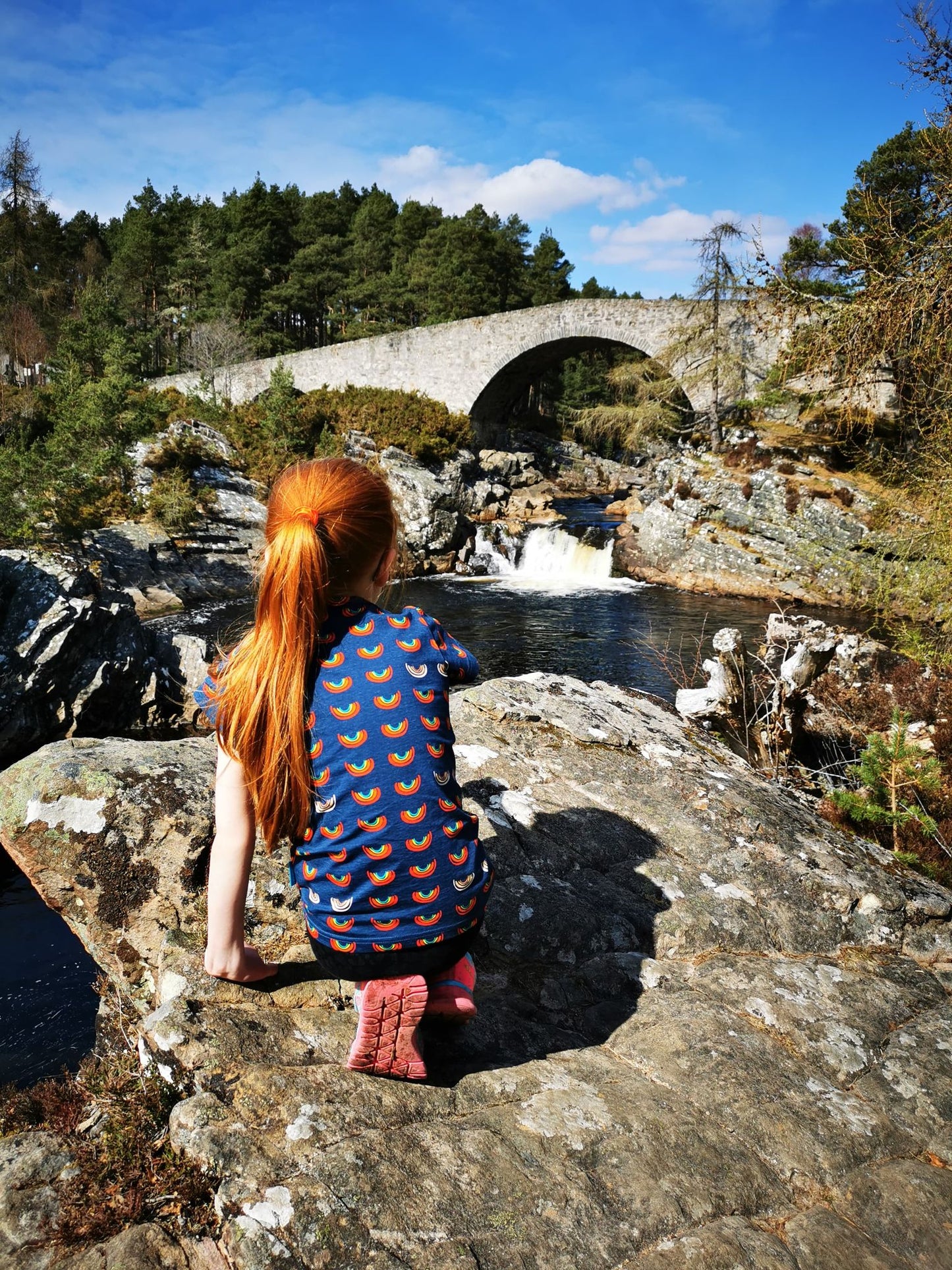 Boob Over the Rainbow Kids top