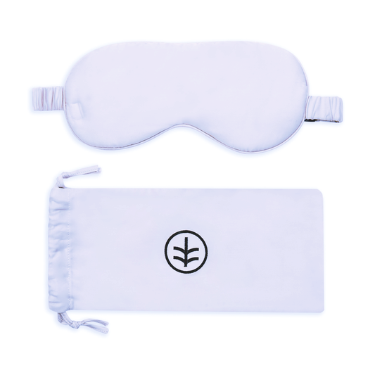 Essential Silk Sleep Eye Mask in Sky Blue (Eucalyptus Silk)