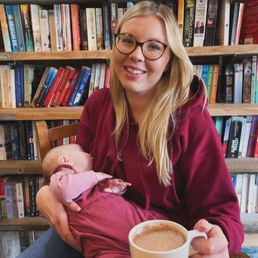 Fleece Lined Burgundy Breastfeeding Hoodie Pre