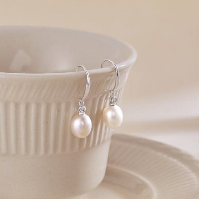 Fresh Water Pearl Dropper Earrings ERLE028