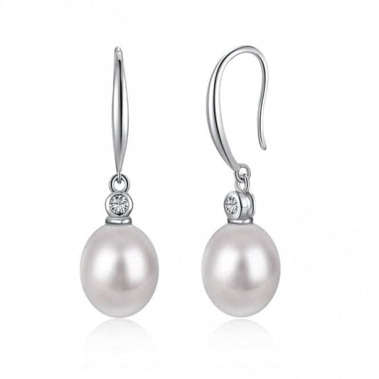 Fresh Water Pearl Dropper Earrings ERLE028