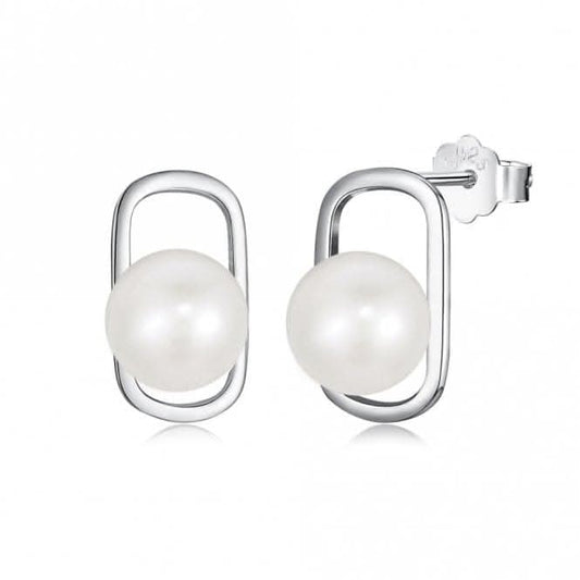 Fresh Water Pearl Oblong Set Earrings ERLE031
