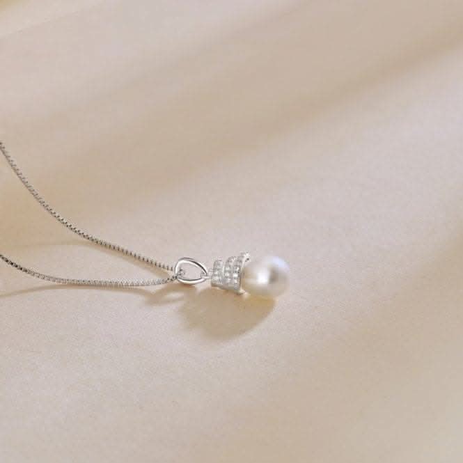 Fresh Water Pearl Twirl Necklace ERLN019