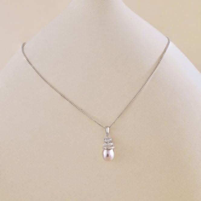 Fresh Water Pearl Twirl Necklace ERLN019