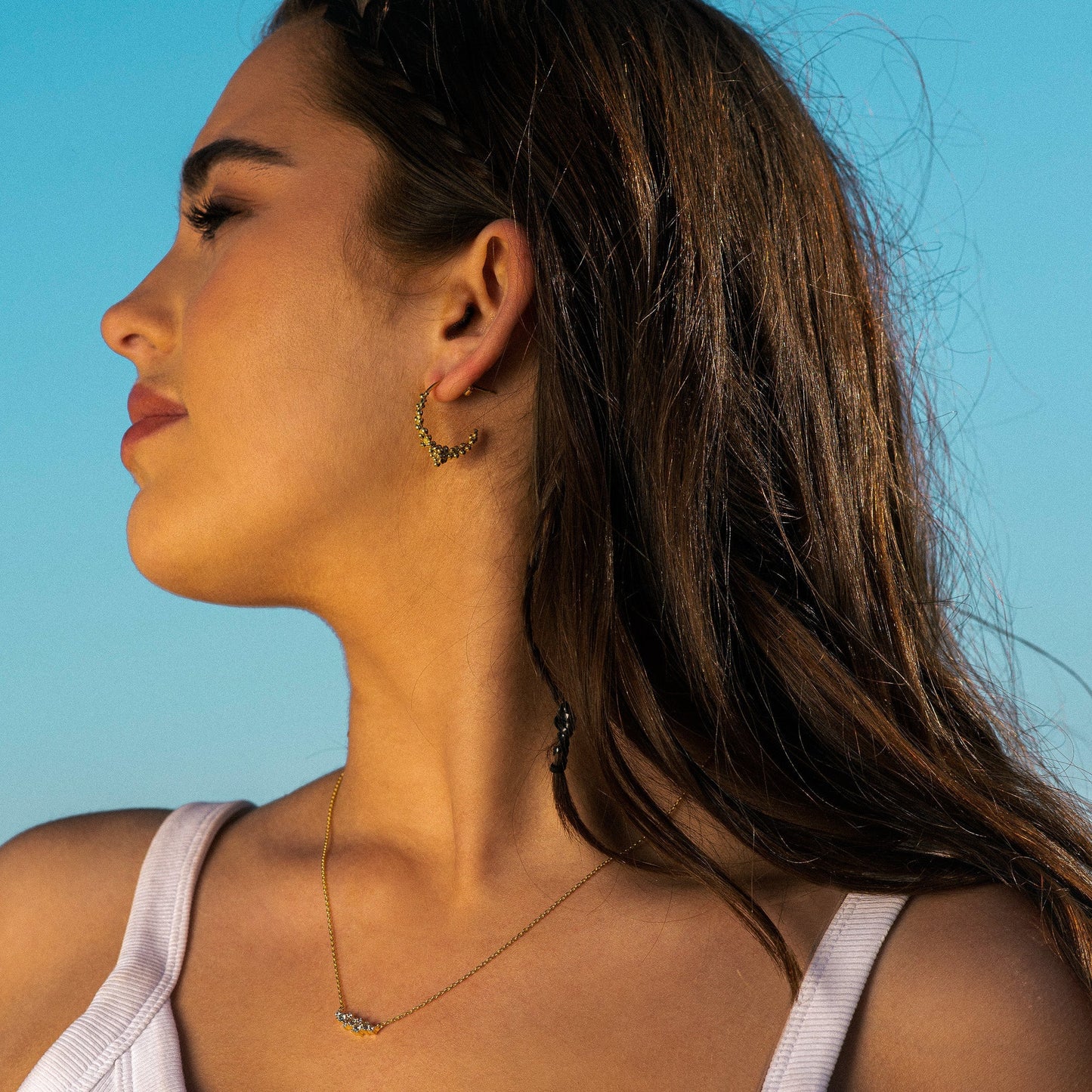 Gold Nyx Hoops