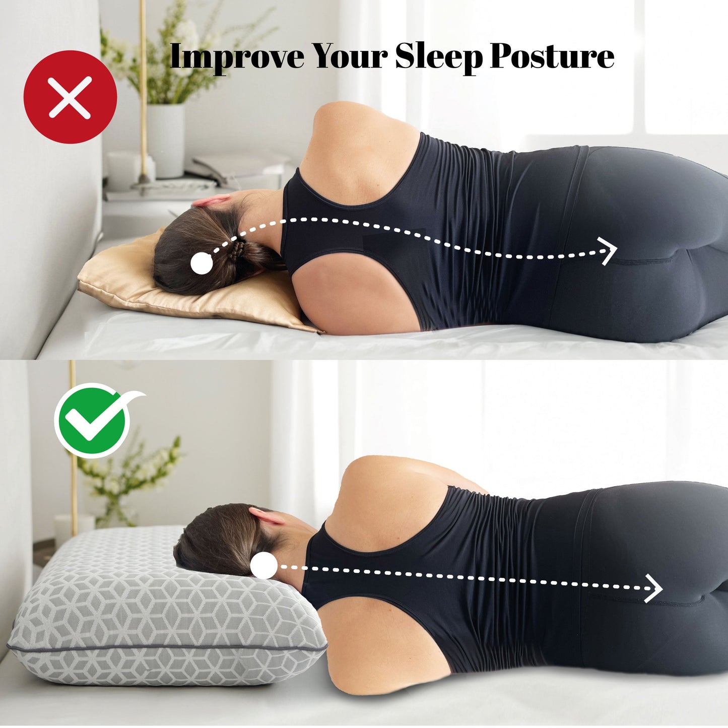 Brightr® Eclipse Adjustable Firm pillow